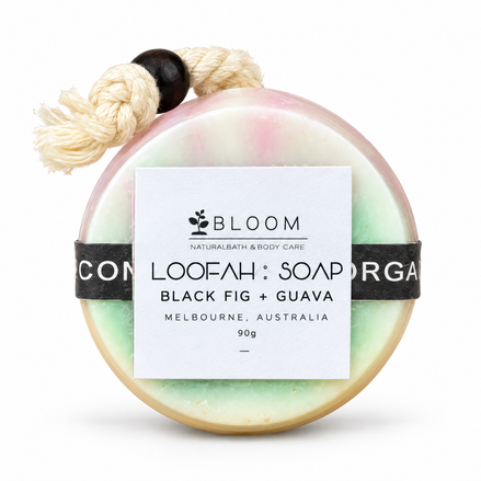 Black Fig + Guava | 90g Loofah Soap