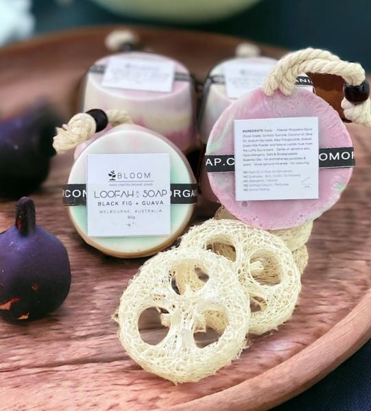 Black Fig + Guava Loofah In A Soap