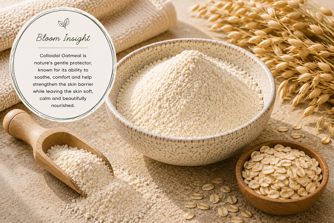 Colloidal oats ingredient image for Hydrate Clay Mask — 65 g by Bloom Organics