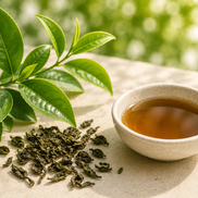 Green tea ingredient image for Balance Moisturiser — 50 mL by Bloom Organics