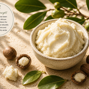Shea butter ingredient image for Vitamin E Body Butter — 100 g by Bloom Organics