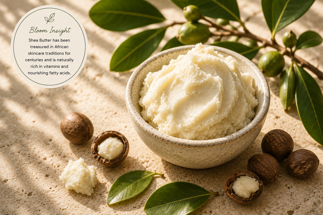 Shea butter ingredient image for Vitamin E Body Butter — 100 g by Bloom Organics