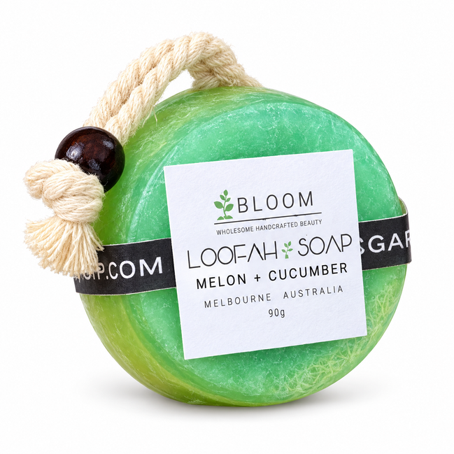 Melon + Cucumber | 90g Loofah Soap