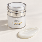 Radiance Moisturiser — 50 mL cream texture by Bloom Organics